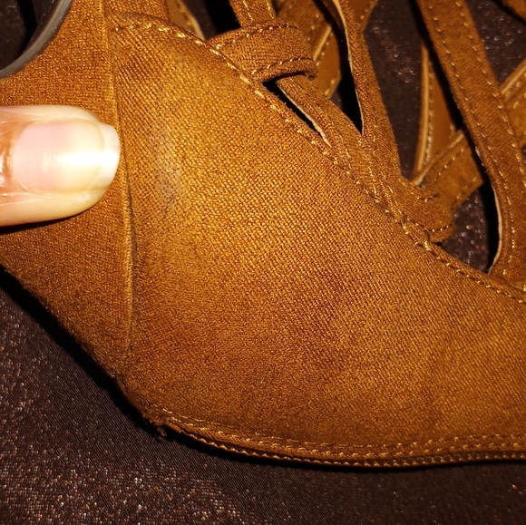 Brown Strappy Heels - Picture 7 of 7